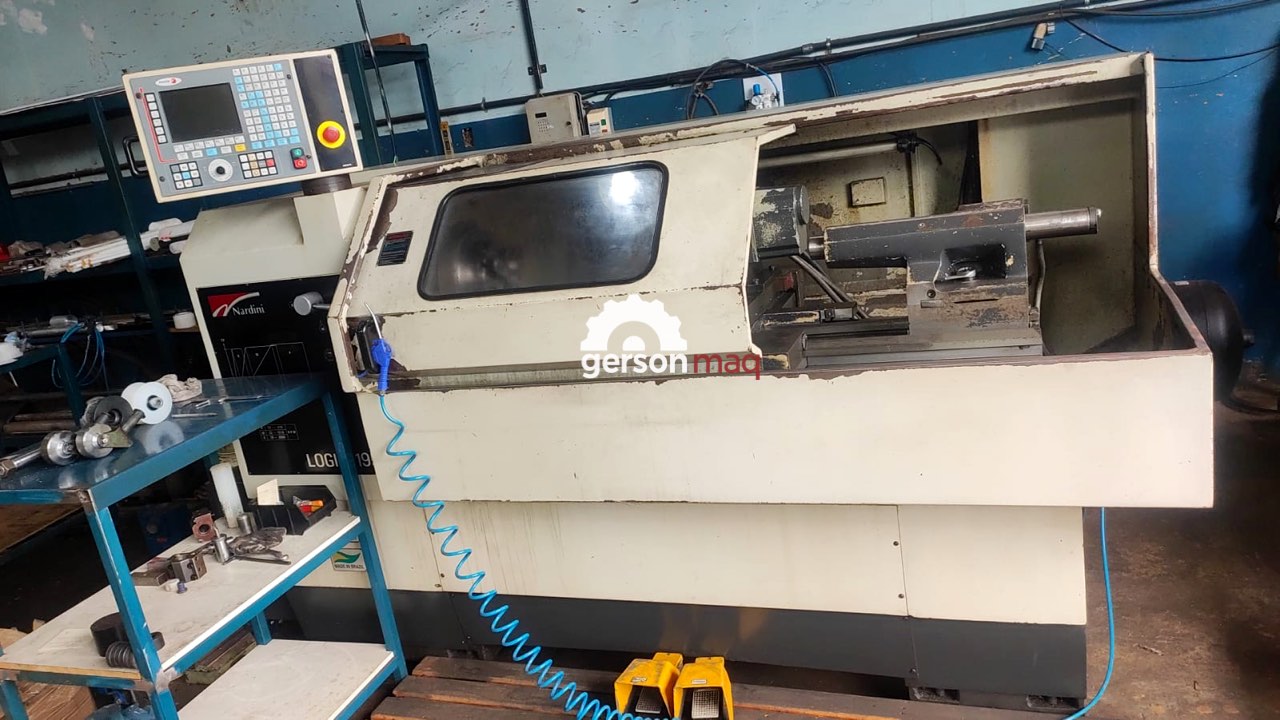 TORNO CNC NARDINI LOGIC 195 II - ANO 2011 - COMANDO FAGOR